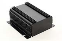 1455KHD1201BK (1455HD Series Enclosures - Hammond) - Black - 120mm x 86mm x 51mm - Aluminium - IP54