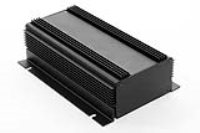 1455KHD1601BK (1455HD Series Enclosures - Hammond) - Black - 160mm x 86mm x 51mm - Aluminium - IP54