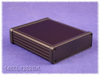 1455L1202BK (1455 Series Enclosures - Hammond) - Black - 120mm x 103mm x 31mm - Aluminium - IP54