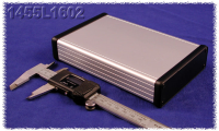 1455L1602 (1455 Series Enclosures - Hammond) - Silver - 160mm x 103mm x 31mm - Aluminium - IP54