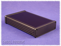 1455L1602BK (1455 Series Enclosures - Hammond) - Black - 160mm x 103mm x 31mm - Aluminium - IP54