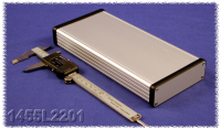 1455L2201 (1455 Series Enclosures - Hammond) - Silver - 220mm x 103mm x 31mm - Aluminium - IP54