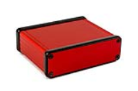 1455L801RD (1455 Series Enclosures - Hammond) - Red - 80mm x 103mm x 31mm - Aluminium - IP54