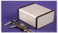 1455N1201 (1455 Series Enclosures - Hammond) - Silver - 120mm x 103mm x 53mm - Aluminium - IP54