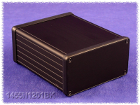 1455N1201BK (1455 Series Enclosures - Hammond) - Black - 120mm x 103mm x 53mm - Aluminium - IP54