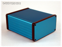 1455N1201BU (1455 Series Enclosures - Hammond) - Blue - 120mm x 103mm x 53mm - Aluminium - IP54