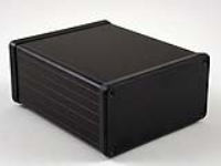 1455N1202BK (1455 Series Enclosures - Hammond) - Black - 120mm x 103mm x 53mm - Aluminium - IP54