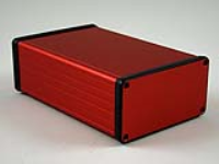 1455N1601RD (1455 Series Enclosures - Hammond) - Red - 160mm x 103mm x 53mm - Aluminium - IP54