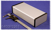 1455N2201 (1455 Series Enclosures - Hammond) - Silver - 220mm x 103mm x 53mm - Aluminium - IP54