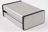 1455NC1601 (1455NC Series Enclosures - Hammond) - Silver - 160mm x 103mm x 53mm - Aluminium - IP54