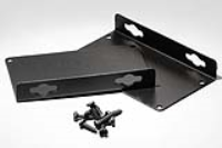 1455NFBK (1455 Series Enclosures Flanged End Plate Kit - Hammond) - Black - 103mm x 17mm x 61mm - Aluminium