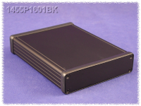 1455P1601BK (1455 Series Enclosures - Hammond) - Black - 160mm x 125mm x 31mm - Aluminium - IP54