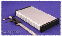 1455P2202 (1455 Series Enclosures - Hammond) - Silver - 220mm x 125mm x 31mm - Aluminium - IP54