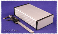 1455Q2201 (1455 Series Enclosures - Hammond) - Silver - 220mm x 125mm x 52mm - Aluminium - IP54