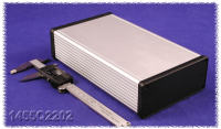 1455Q2202 (1455 Series Enclosures - Hammond) - Silver - 220mm x 125mm x 52mm - Aluminium - IP54