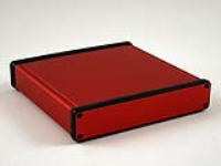 1455R1601RD (1455 Series Enclosures - Hammond) - Red - 160mm x 165mm x 31mm - Aluminium - IP54