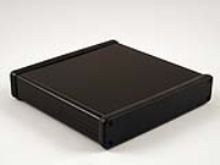 1455R1602BK (1455 Series Enclosures - Hammond) - Black - 160mm x 165mm x 31mm - Aluminium - IP54