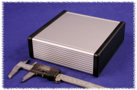 1455T1602 (1455 Series Enclosures - Hammond) - Silver - 160mm x 165mm x 52mm - Aluminium - IP54