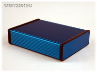 1455T2201BU (1455 Series Enclosures - Hammond) - Blue - 220mm x 165mm x 52mm - Aluminium - IP54