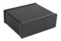 1455U1601BK (1455 Series Enclosures - Hammond) - Black - 160mm x 191mm x 66mm - Aluminium - IP54