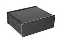 1455U1602BK (1455 Series Enclosures - Hammond) - Black - 160mm x 191mm x 66mm - Aluminium - IP54