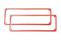 1455UBRED (1455 Series Enclosures Open Plastic End Cap - Hammond) - Red - ABS Plastic