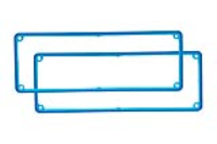 1455UBTBU (1455 Series Enclosures Open Plastic End Cap - Hammond) - Transparent Blue - ABS Plastic