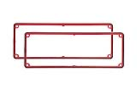 1455UBTRD (1455 Series Enclosures Open Plastic End Cap - Hammond) - Transparent Red - ABS Plastic