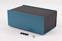 1456NEK4BKBU (1456 Series Enclosures - Hammond) - Black/Blue - 152mm x 254mm x 102/102mm - Aluminium - IP31