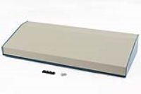 1456WH3WHBU (1456 Series Enclosures - Hammond) - Beige/Blue - 508mm x 211mm x 76/33mm - Aluminium - IP31