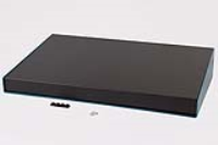 1456WL1BKBU (1456 Series Enclosures - Hammond) - Black/Blue - 508mm x 287mm x 89/38mm - Aluminium - IP31