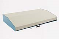 1456WL3WHBU (1456 Series Enclosures - Hammond) - Beige/Blue - 508mm x 287mm x 76/33mm - Aluminium - IP31