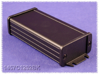 1457C1202BK (1457 Series Enclosures - Hammond) - Black - 120mm x 59mm x 31mm - Aluminium - IP65