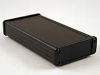 1457J1601BK (1457 Series Enclosures - Hammond) - Black - 160mm x 84mm x 28mm - Aluminium - IP65