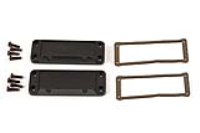 1457JEPF (1457-EMI Series End Plates - Hammond) - Black - 16mm x 87mm x 31mm - Aluminium (Die-Cast Alloy) - IP54