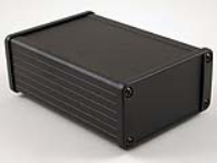 1457K1201BK (1457 Series Enclosures - Hammond) - Black - 120mm x 84mm x 44mm - Aluminium - IP65