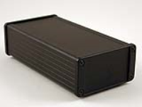 1457K1601BK (1457 Series Enclosures - Hammond) - Black - 160mm x 84mm x 44mm - Aluminium - IP65