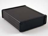 1457L1201BK (1457 Series Enclosures - Hammond) - Black - 120mm x 104mm x 32mm - Aluminium - IP65