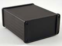 1457N1201BK (1457 Series Enclosures - Hammond) - Black - 120mm x 104mm x 55mm - Aluminium - IP65