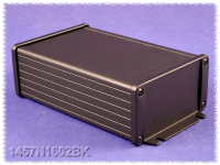 1457N1602BK (1457 Series Enclosures - Hammond) - Black - 160mm x 104mm x 55mm - Aluminium - IP65