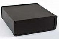 1457T1601BK (1457 Series Enclosures - Hammond) - Black - 160mm x 165mm x 55mm - Aluminium - IP65