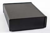 1457T2201BK (1457 Series Enclosures - Hammond) - Black - 220mm x 165mm x 55mm - Aluminium - IP65