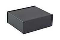 1457U1601EBK (1457-EMI Series Enclosures - Hammond) - Black - 160mm x 191mm x 68mm - Aluminium - IP54