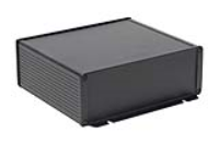 1457U1602EBK (1457-EMI Series Enclosures - Hammond) - Black - 160mm x 191mm x 68mm - Aluminium - IP54