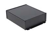 1457U2202BK (1457 Series Enclosures - Hammond) - Black - 220mm x 191mm x 68mm - Aluminium - IP65