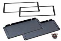 1457UWPF (1457 Series End Plates - Hammond) - Black - Aluminium (Die-Cast Alloy) - IP65