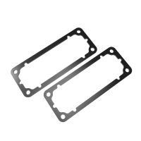 1550ASGASKET (1550 Series IP67 Sealing Kits - Hammond) - Black - 89mm x 35mm x 3mm - Silicone - IP67