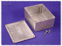 1550C (1550 Series Enclosures - Hammond) - Silver - 115mm x 90mm x 51mm - Aluminium (Die-Cast Alloy) - IP54