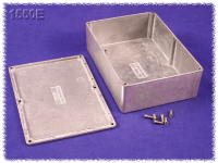 1550E (1550 Series Enclosures - Hammond) - Silver - 171mm x 121mm x 51mm - Aluminium (Die-Cast Alloy) - IP54