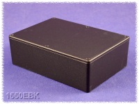 1550EBK (1550 Series Enclosures - Hammond) - Black - 171mm x 121mm x 51mm - Aluminium (Die-Cast Alloy) - IP54